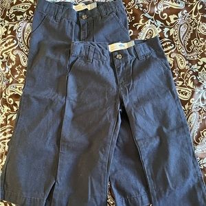 Old Navy Boot Cut 4T Girls Navy (Bundle of 2 Pants)